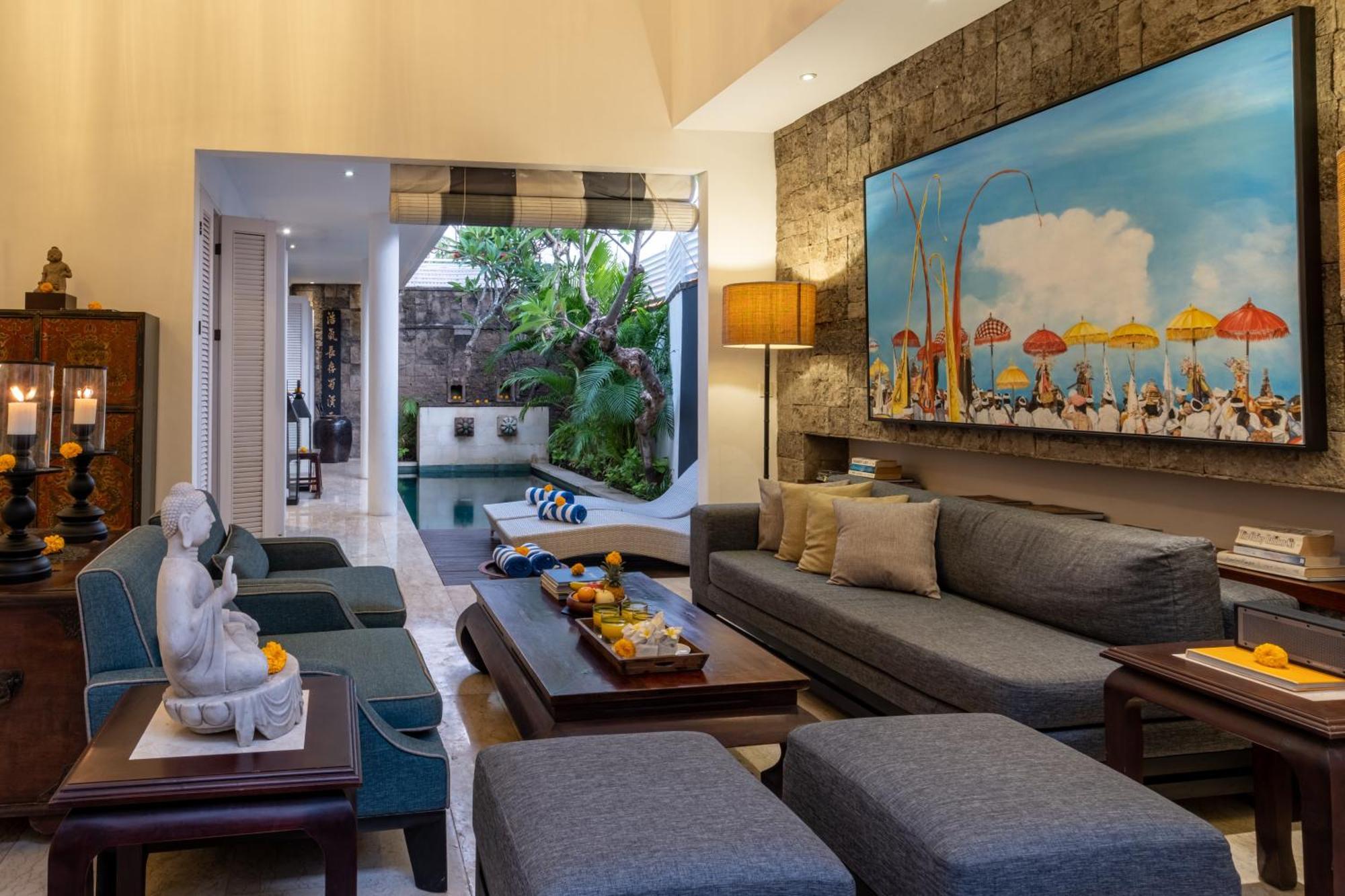 Mosan House: Art-Filled Gem Near Beach & Seminyak Square Exterior photo