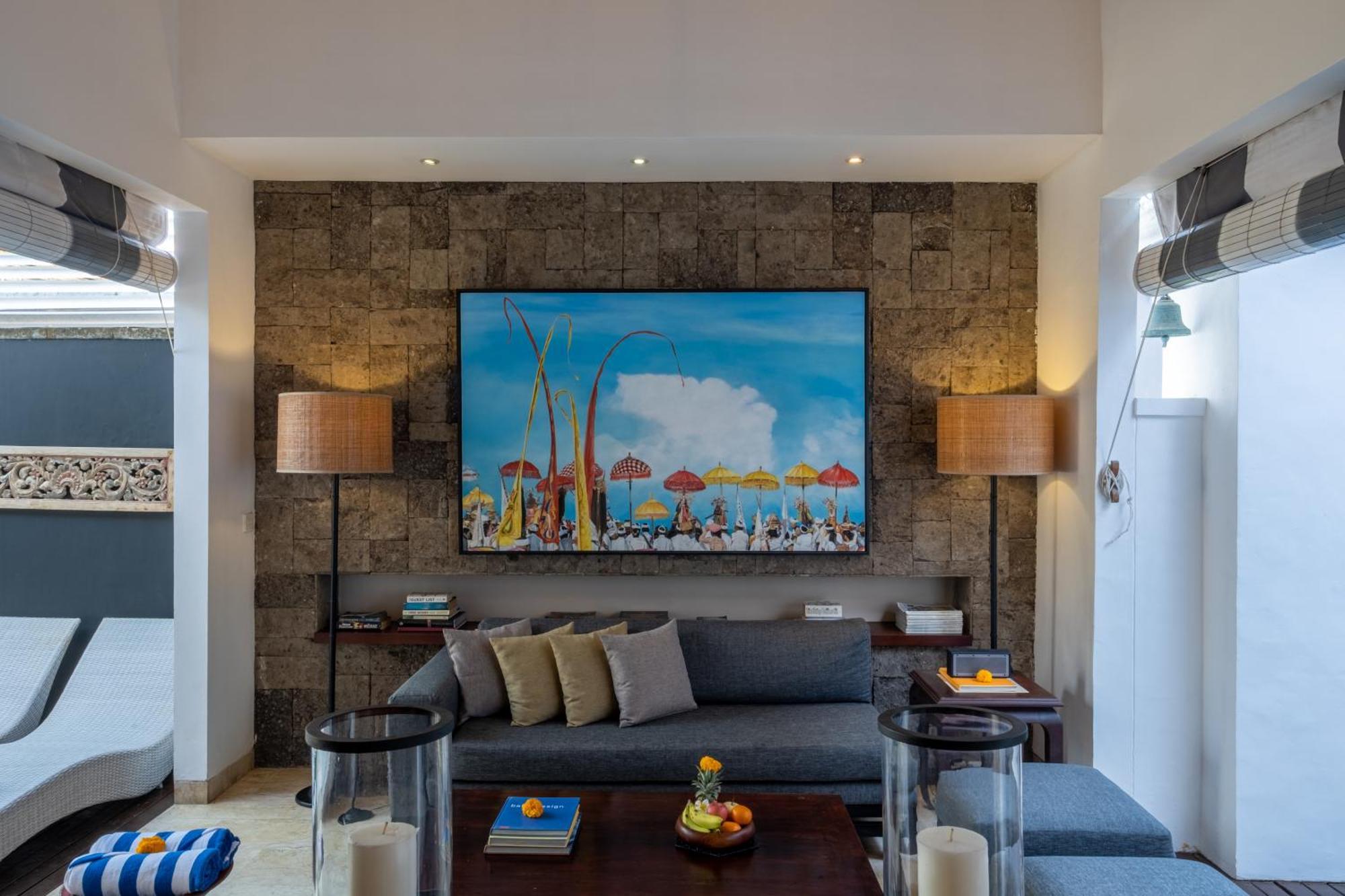 Mosan House: Art-Filled Gem Near Beach & Seminyak Square Exterior photo
